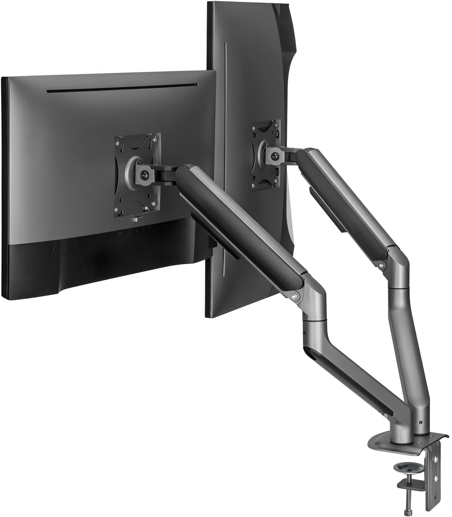 Gembird MA-DA2-05 Monitor VESA Arm Stand for 1-2 Monitors — 3