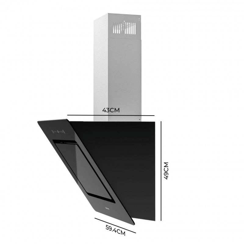 CECOTEC BOLERO FLUX DT 608002 GLASS A++ — 2