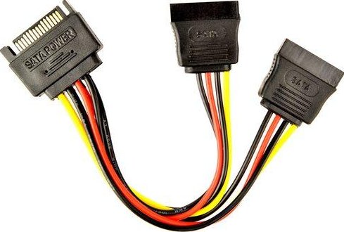 Gembird CC-SATAM2F-01 SATA to 2x SATA power cable — 2