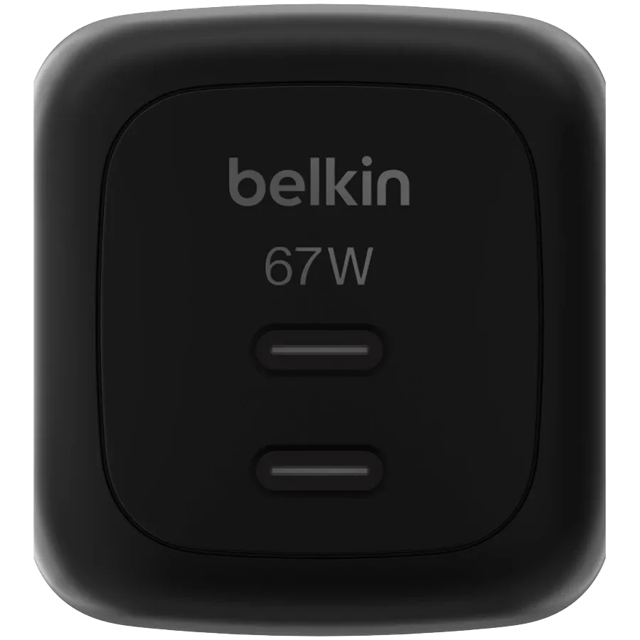 BELKIN Power Adapter Dual USB-C PD Wall Charger with PPS 2*USB-C 67W — 6