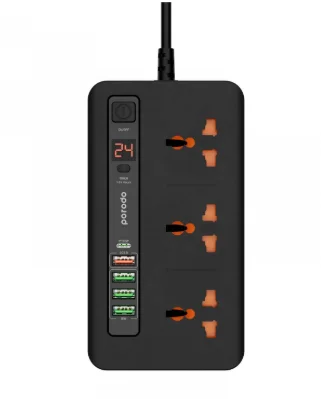 Porodo 3 AC 4 USB-A & USB-C PD 20W Multi-Port Super Hub Uk — 2