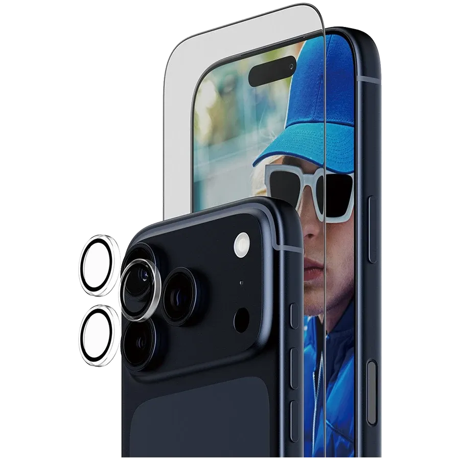 PANZERGLASS Safety Glass for iPhone 17 Pro2-in-1 Essentials Bundle