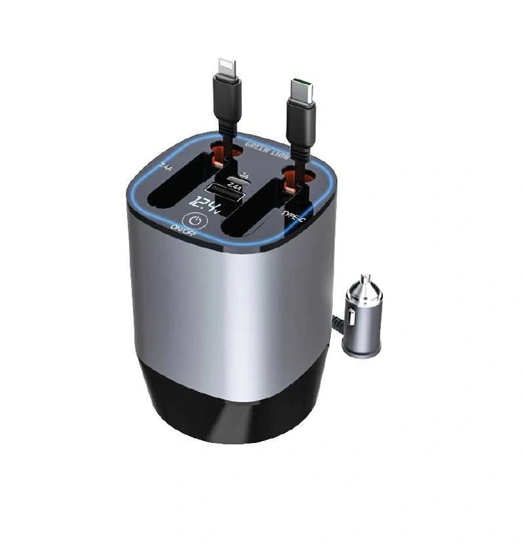 Multifunctional car charger Green Lion 38W — 2