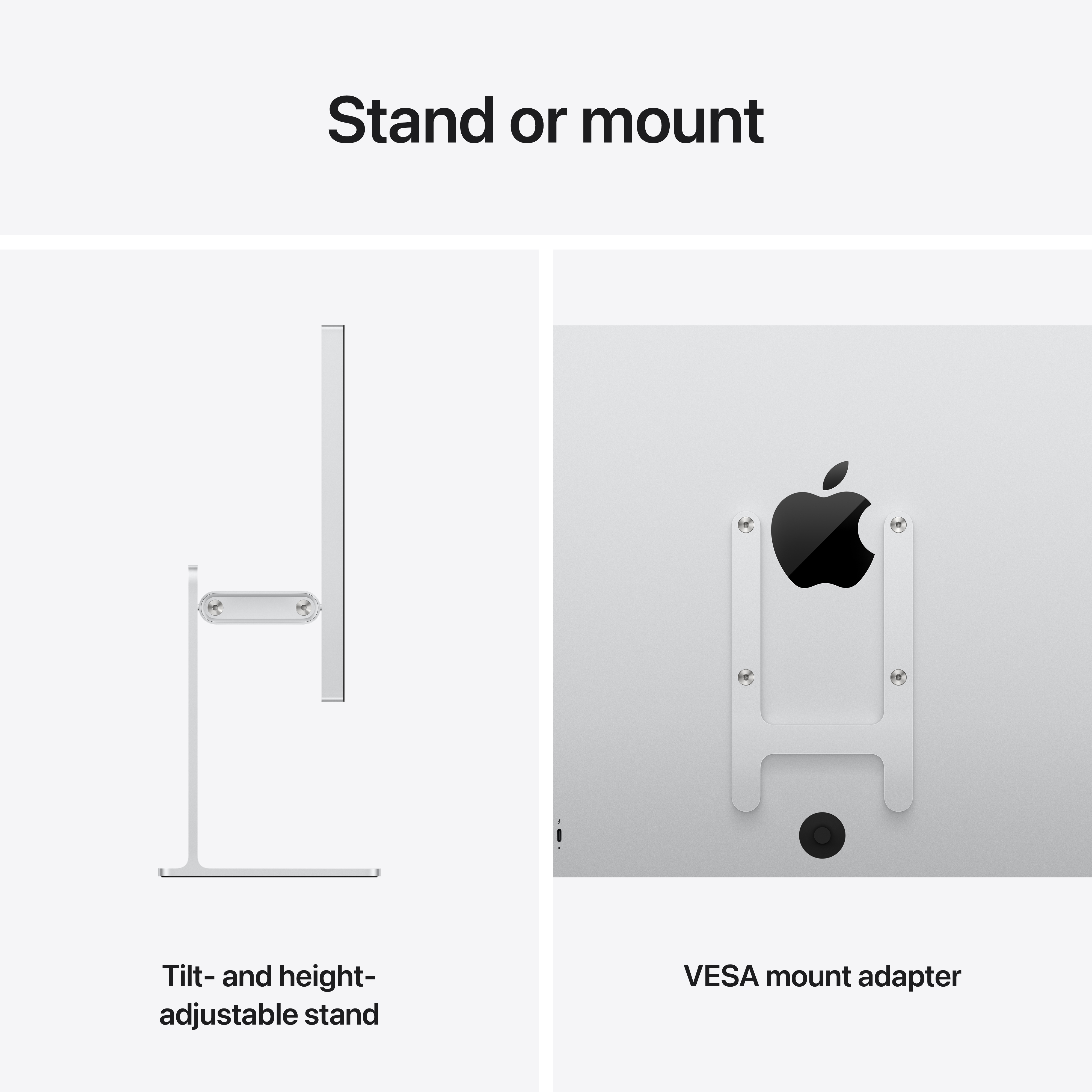 Studio Display XDR - Nano-texture glass - VESA mount adapter Stand not included — 7