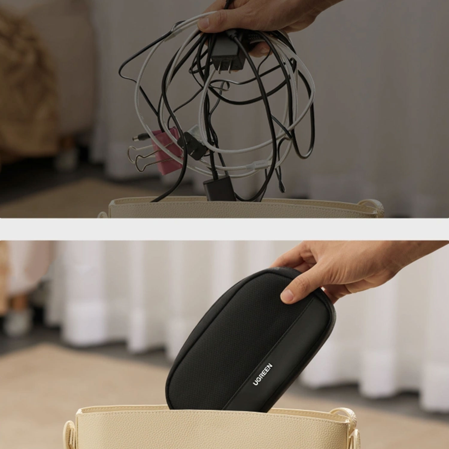 External hard drive bag UGREEN LP930 Travel Organizer 65556 — 3