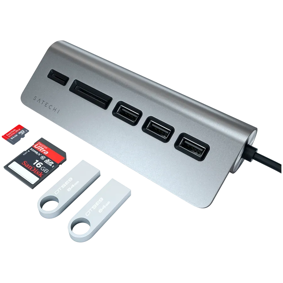 SATECHI USB-C Combo Hub — 4