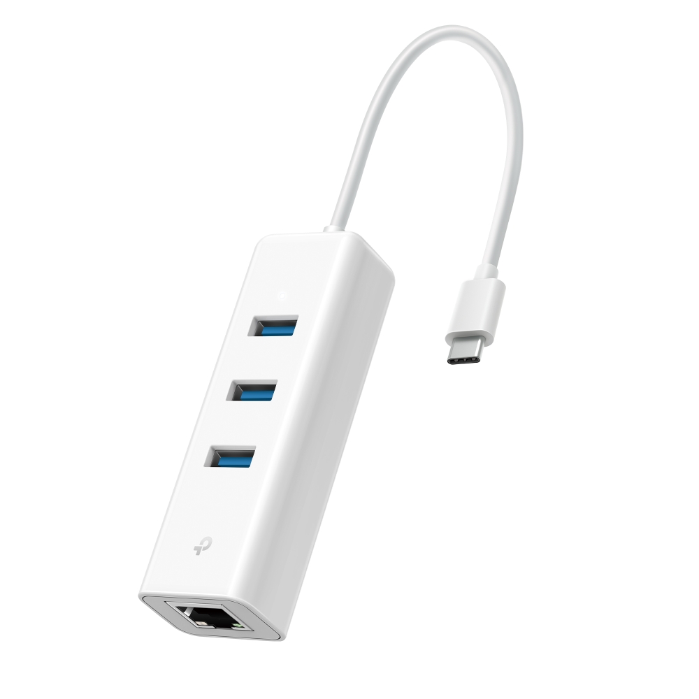 USB-концентратор TP-Link UE330C на 3 порта и адаптер Gigabit Ethernet — 2
