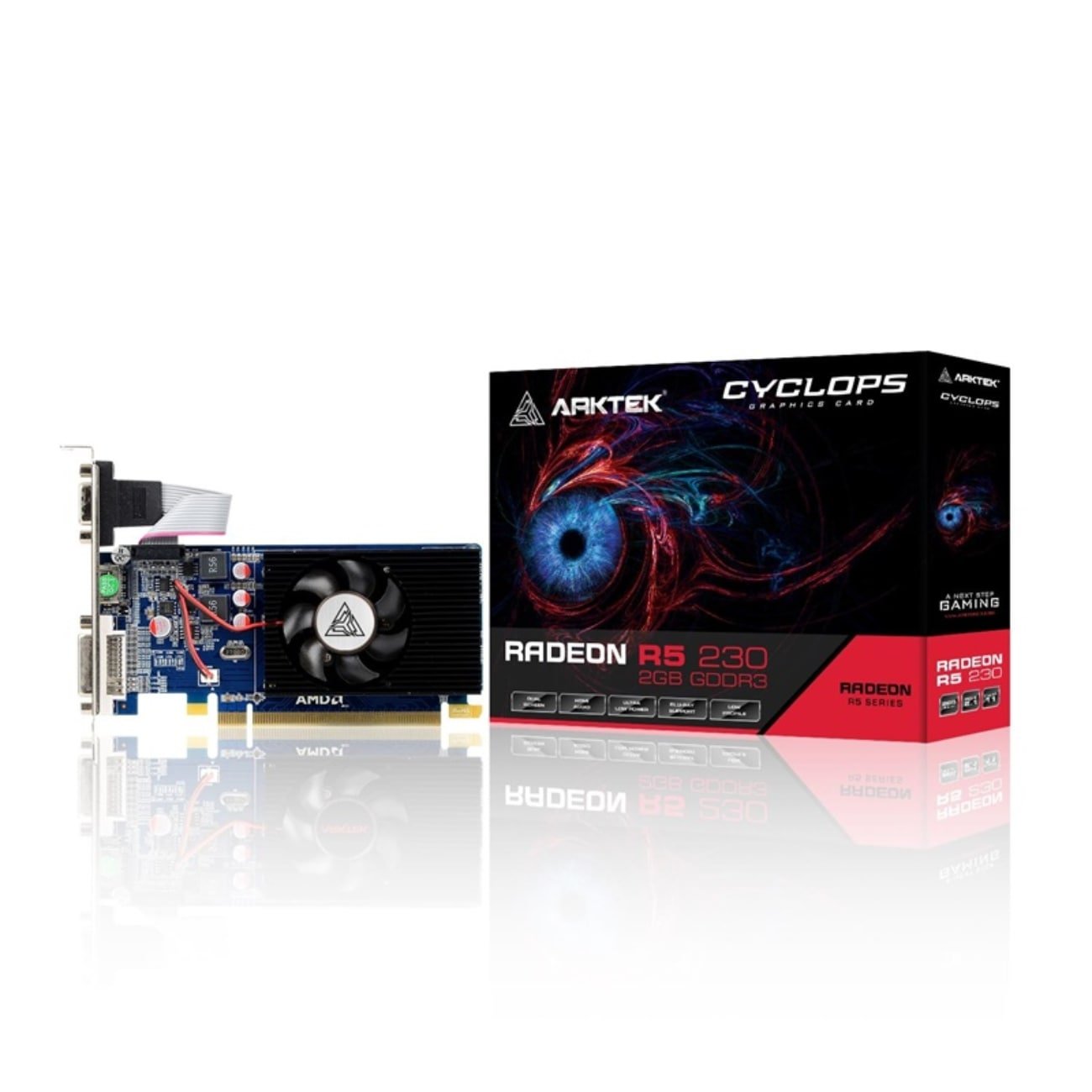 Arktek AMD R5 230 AKR230D3S2GL1 1066MHz GDDR3 64bit VGA DVI HDMI — 3
