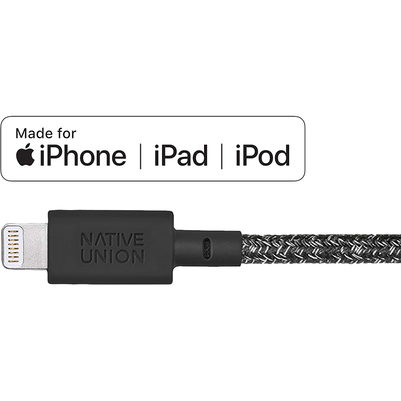 Cable NATIVE UNION KV-USB-C to Lightning COSMOS BLK — 5