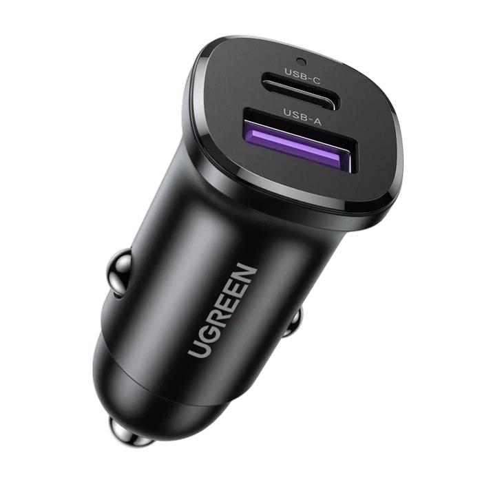 UGreen 2-Port Fast Car Charger 25845 30W — 2