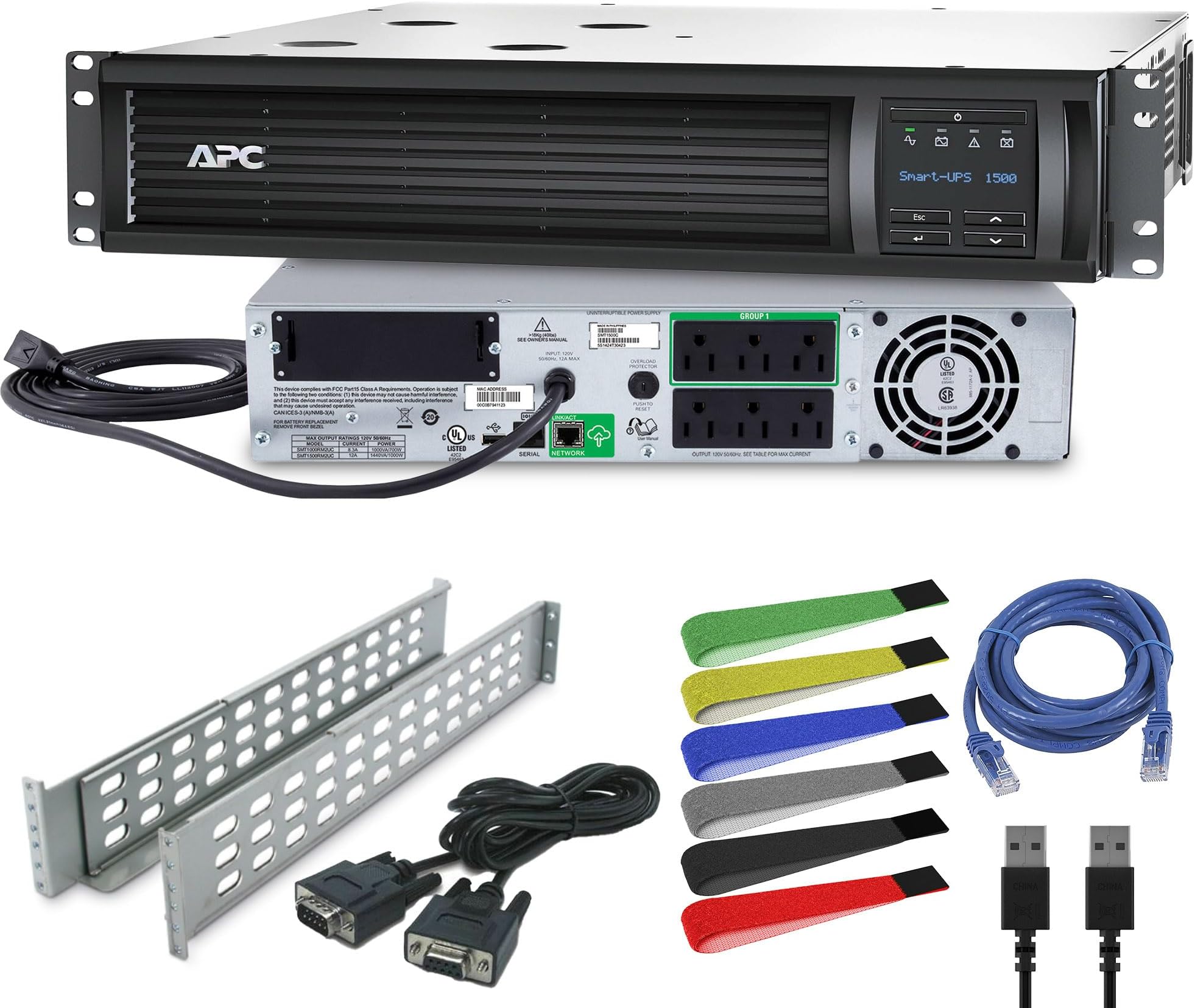 UPS APC SMT1500RMI2UC 1500 VA 1000 Wt — 4