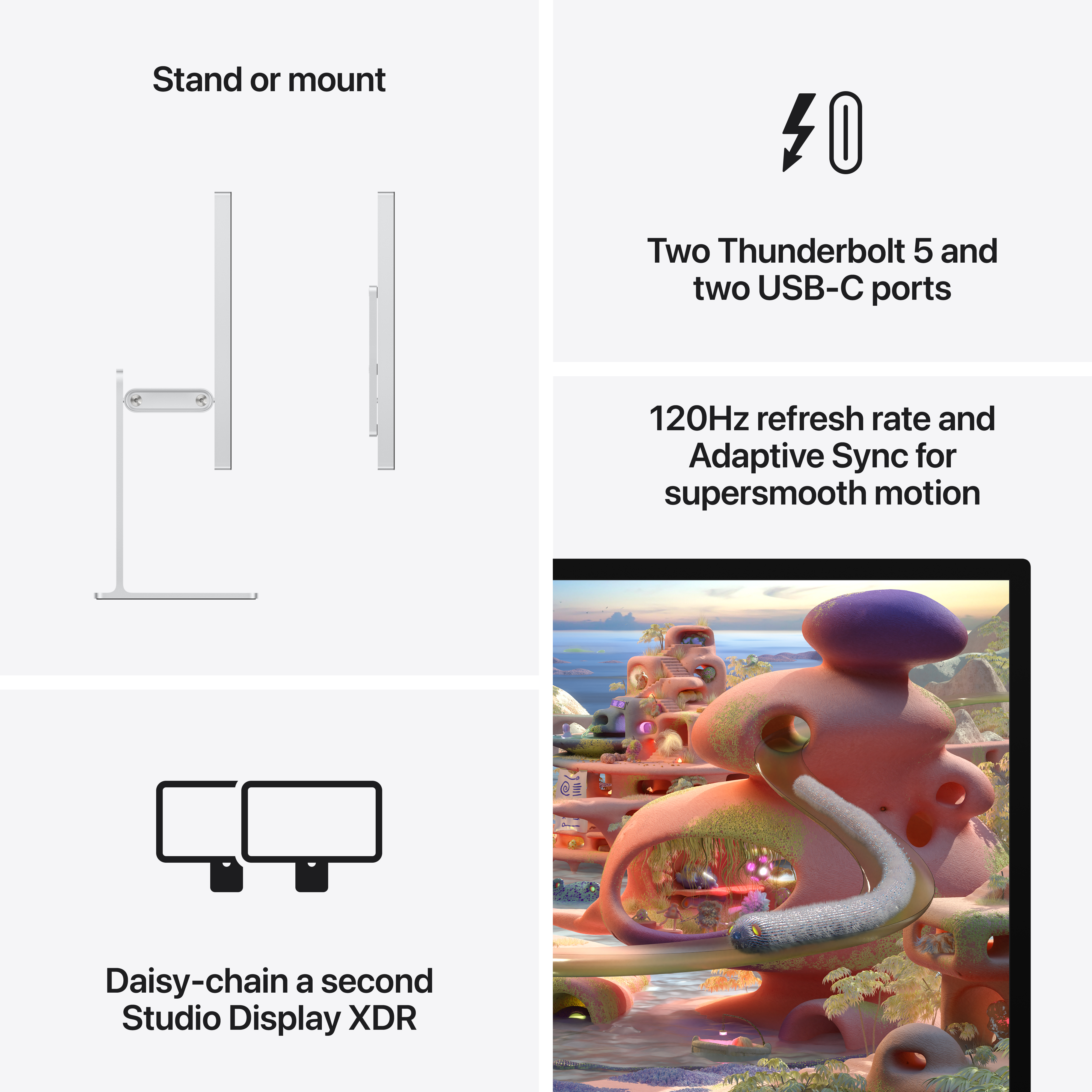 Studio Display XDR - Standard glass - VESA mount adapter Stand not included — 8