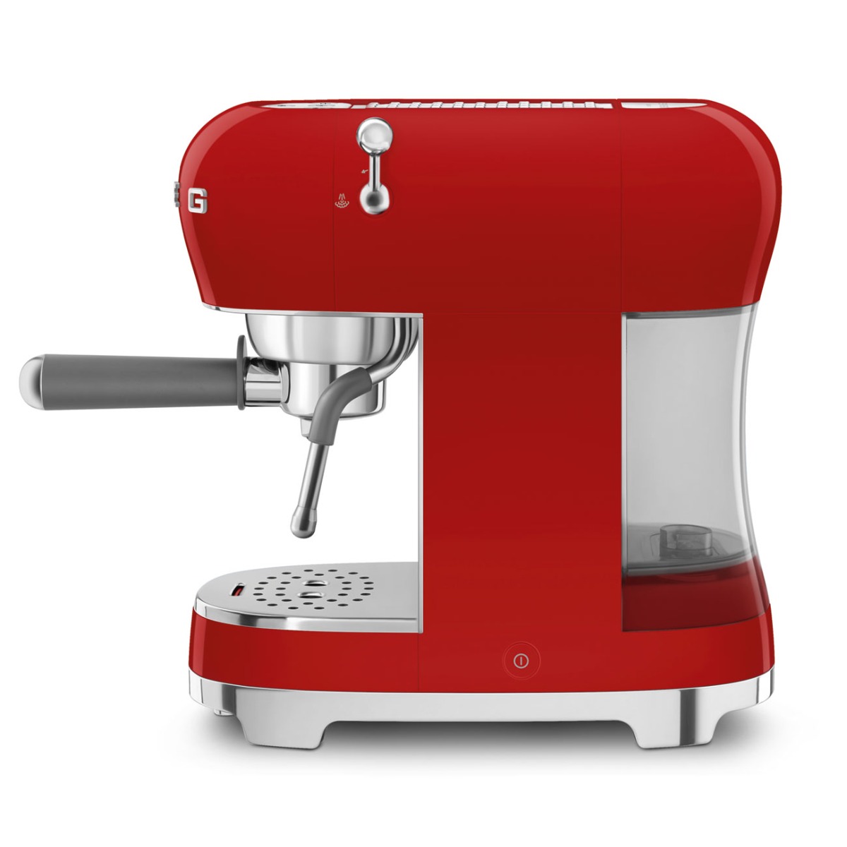 SMEG Espresso Coffee Machine with Steam Wand ECF02RDUK — 2