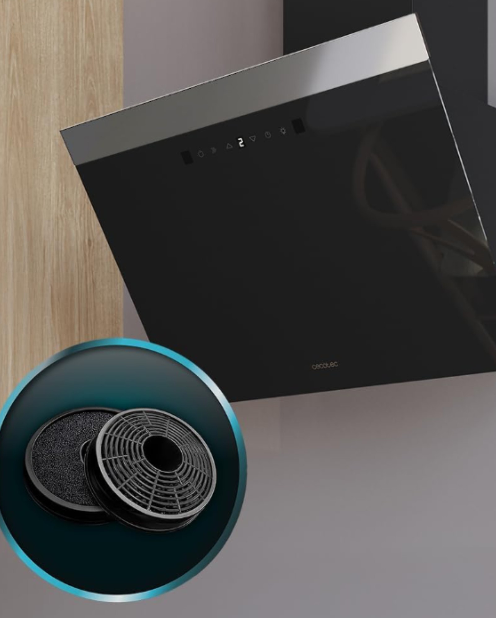 Герметичный шкаф CECOTEC Bolero Flux DT 606500 Glass A — 3