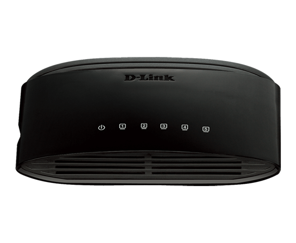 D-link DES-1005D 10 100 5 port steel case