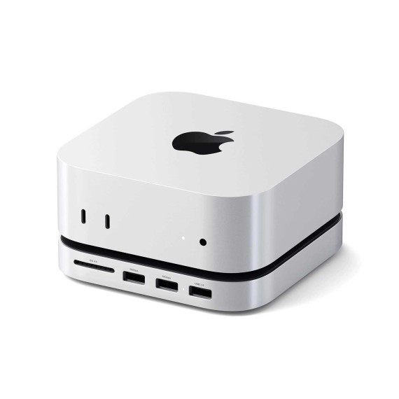 Usb-hub SATECHI Mac Mini M4 Stand & Hub witch SSD Enclosure ST-GNMMES — 2