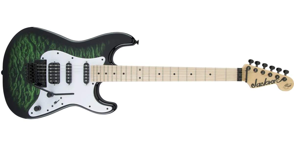 Jackson Signature Adrian Smith SDXQ Electric Guitar Transparent — 2