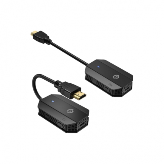 Adapter Powerology Wireless HDMI Mirroring Adaptor Pair with USB-C Cable Full HD 1080P — 2