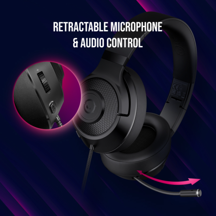 Lorgar Noah 101 Headset 3.5mm 2m LRG-GHS101B — 8