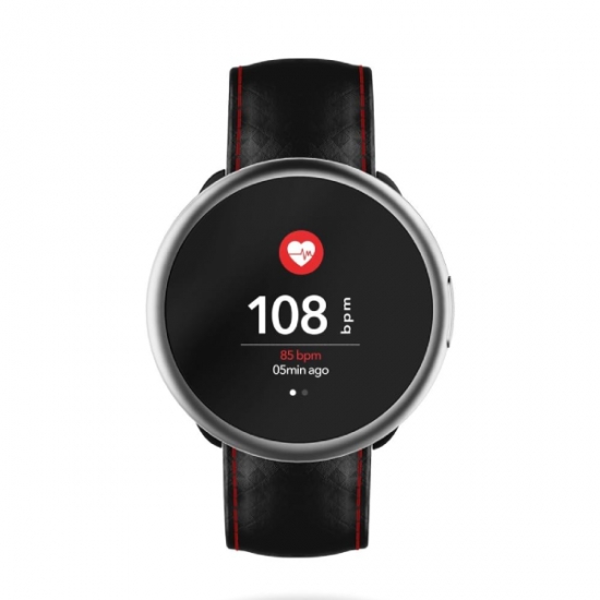 MyKronoz Smart Watch ZeRound 2 HR Premium Carbon Band — 3