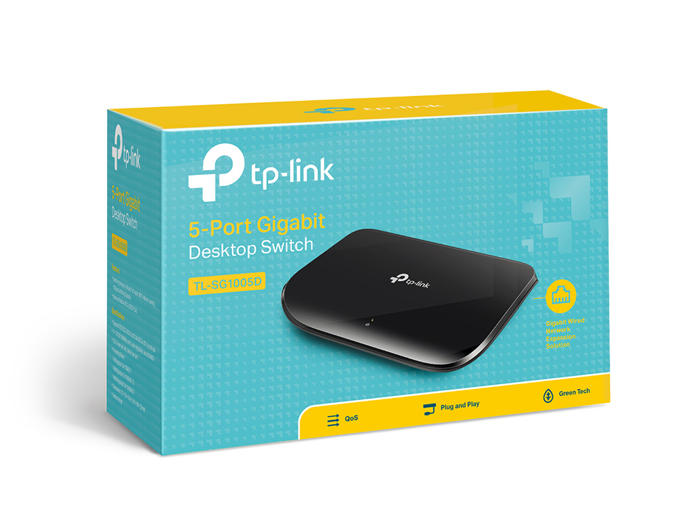TP-Link TL-SG1005D 5-port 10 100 ps Switch — 4