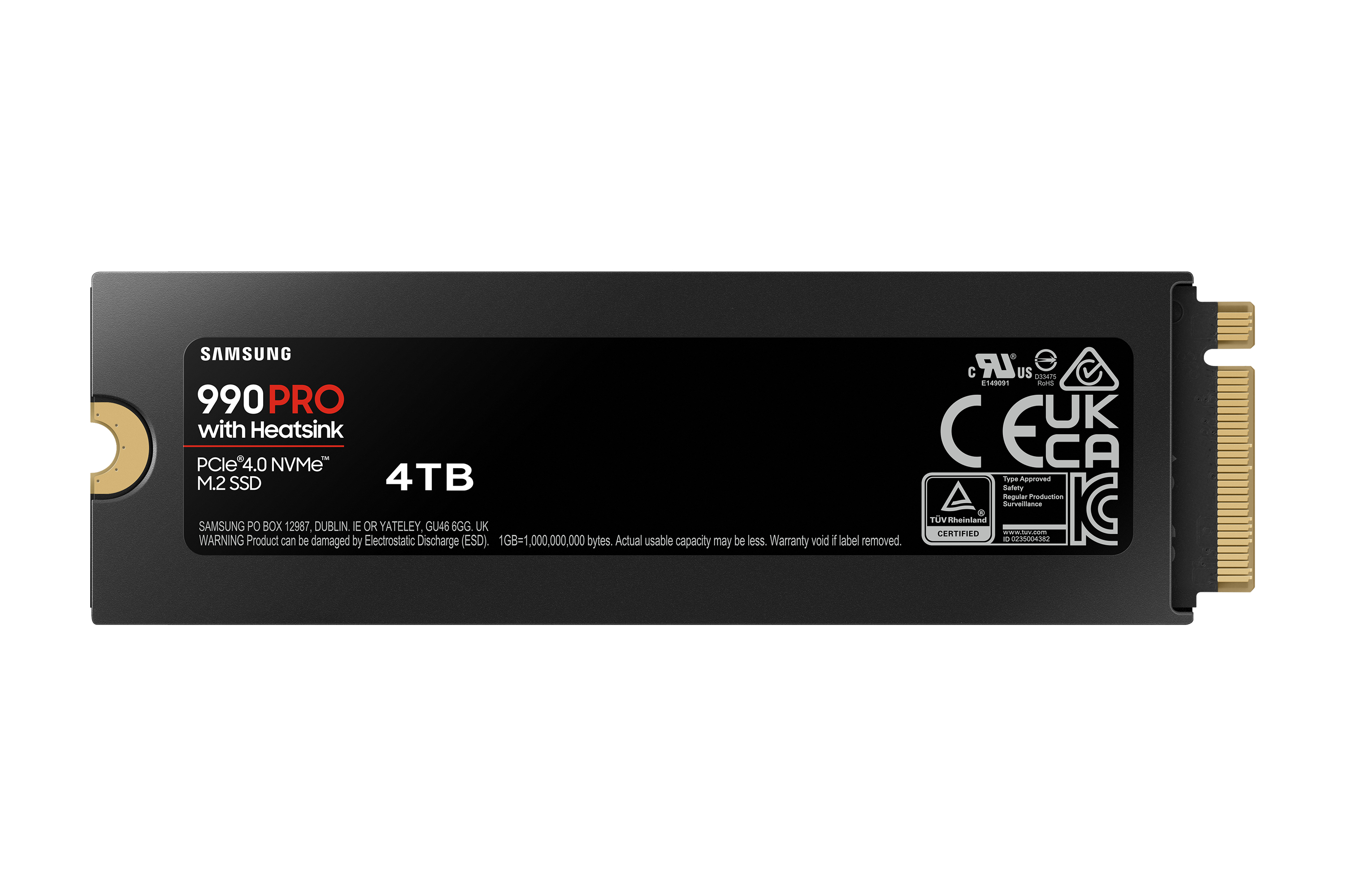 990 Pro M.2 PCIe 4.0 NVMe MZ-V9P4T0GW
