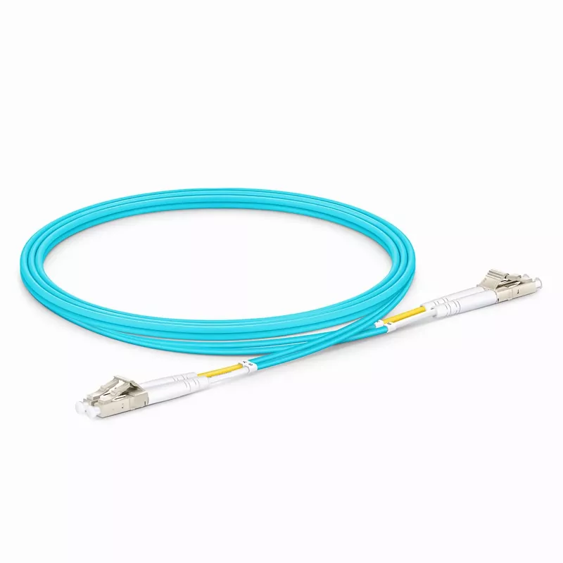 FS.COM 3m 10ft LC UPC to LC UPC Duplex OM3 Multimode PVC OFNR 2.0mm — 2