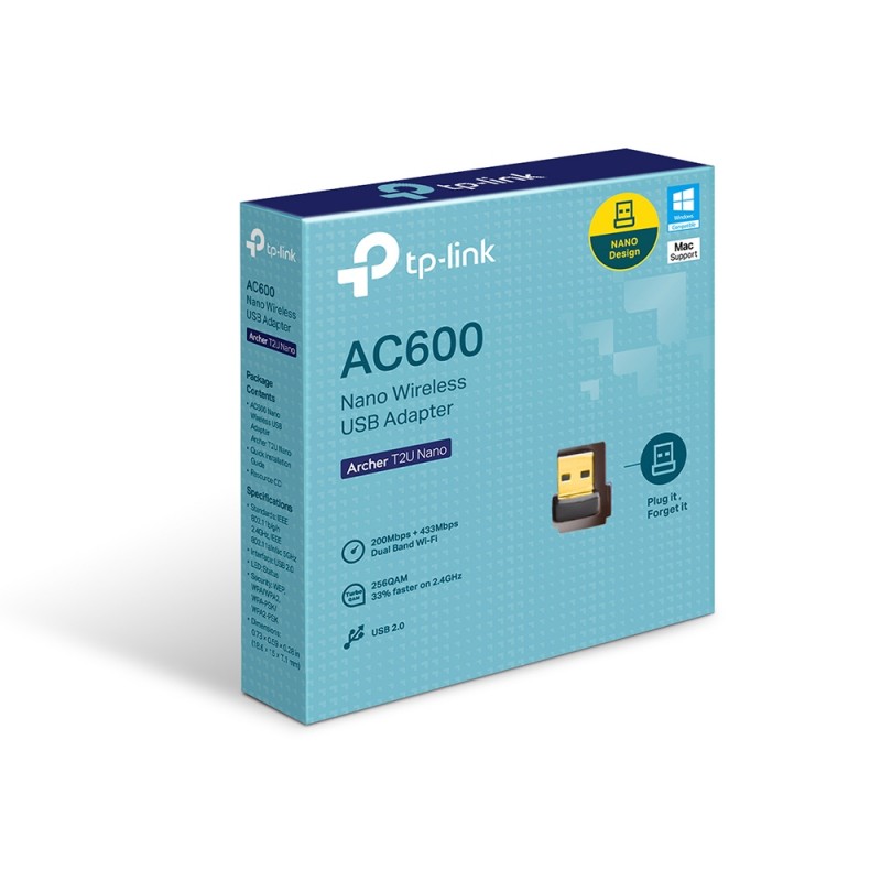 WiFi USB Adapter TP-Link Archer T2U Nano AC600 — 2