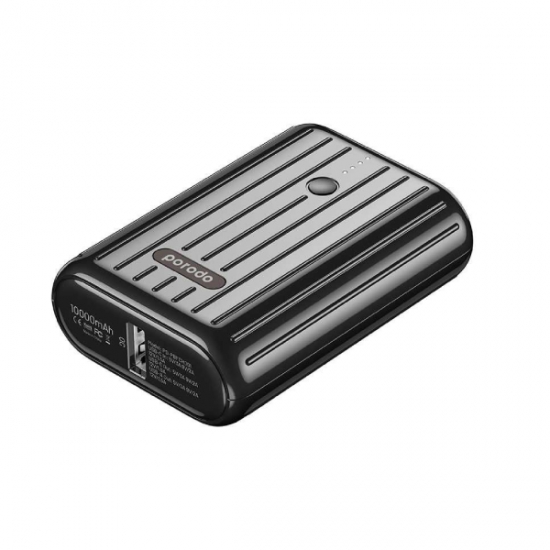 Porodo Power Bank 10000 mAh PD 18W PD-PBFCH001-BK