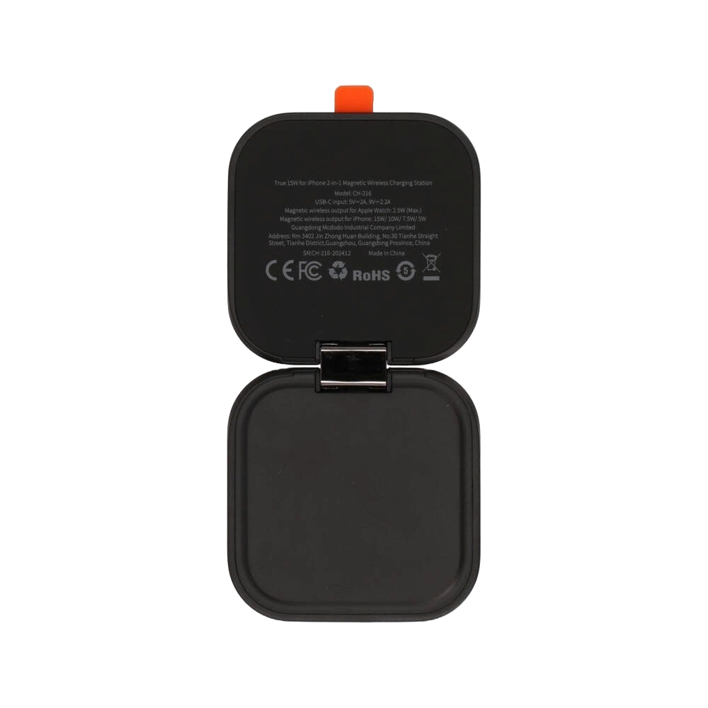 Magnetic wireless charging station McDododo 2 in 1 Foldable -2160 — 3