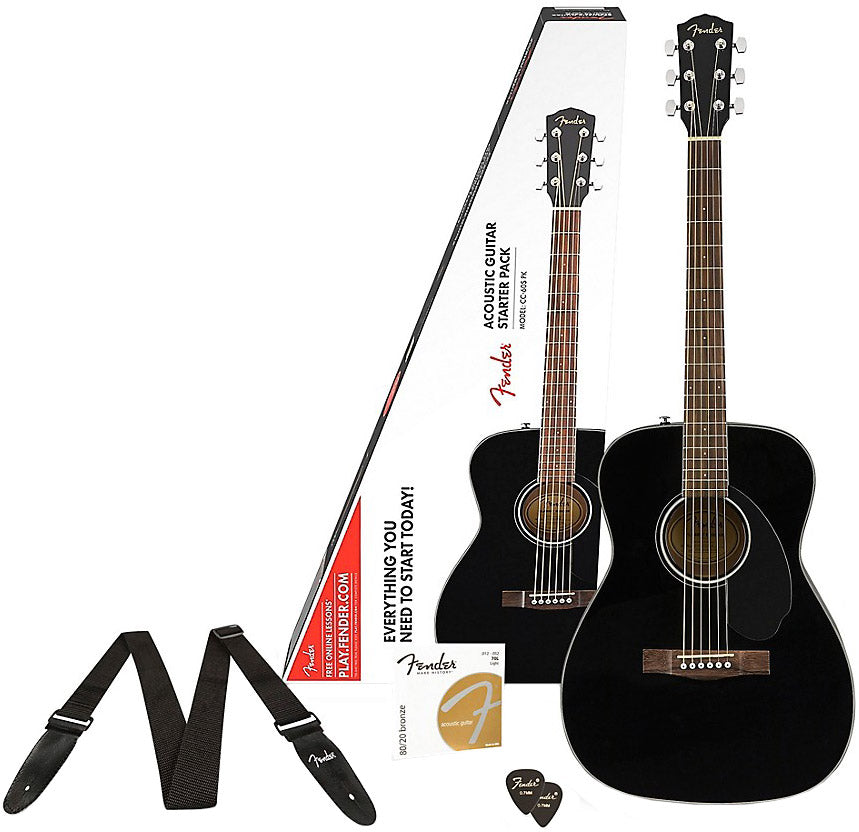 Fender CC-60S Acoustic Guitar Package — 2