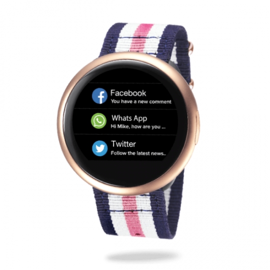 MyKronoz Smart Watch ZeRound 2 HR Premium Nato — 2