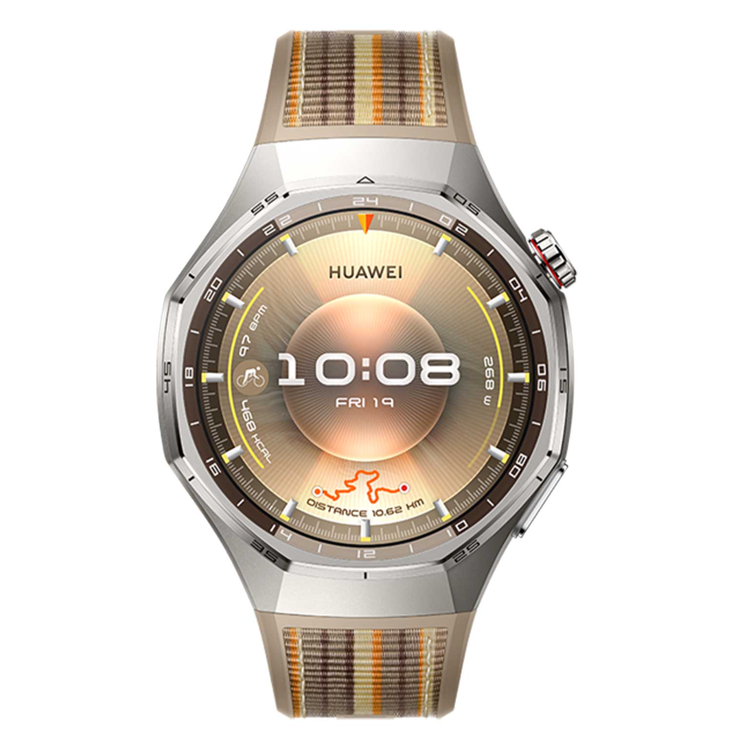 Smartwatch Huawei WATCH GT6 Pro 46mm ATM-B29 Brown Woven Strap Brown 55020FWA — 3