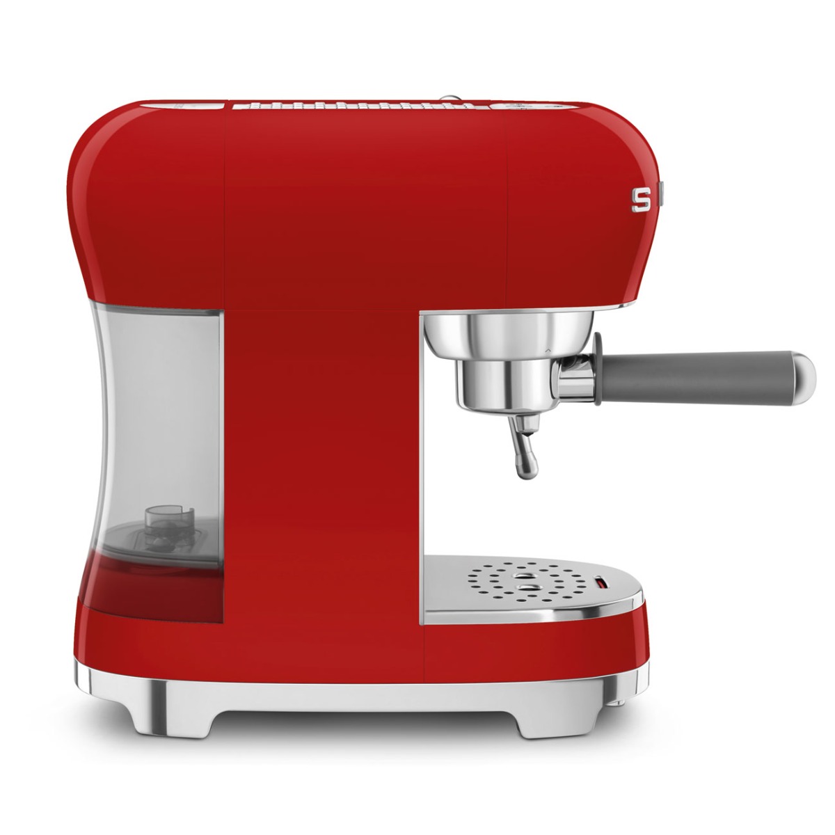 SMEG Espresso Coffee Machine with Steam Wand ECF02RDUK — 4