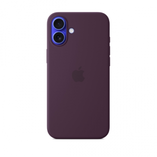 iPhone 16 Plus Silicone Case with MagSafe Plum — 8