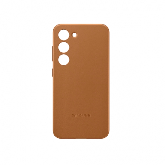 Leather Case S23 S911 EF-VS911LAEGRU Camel — 2