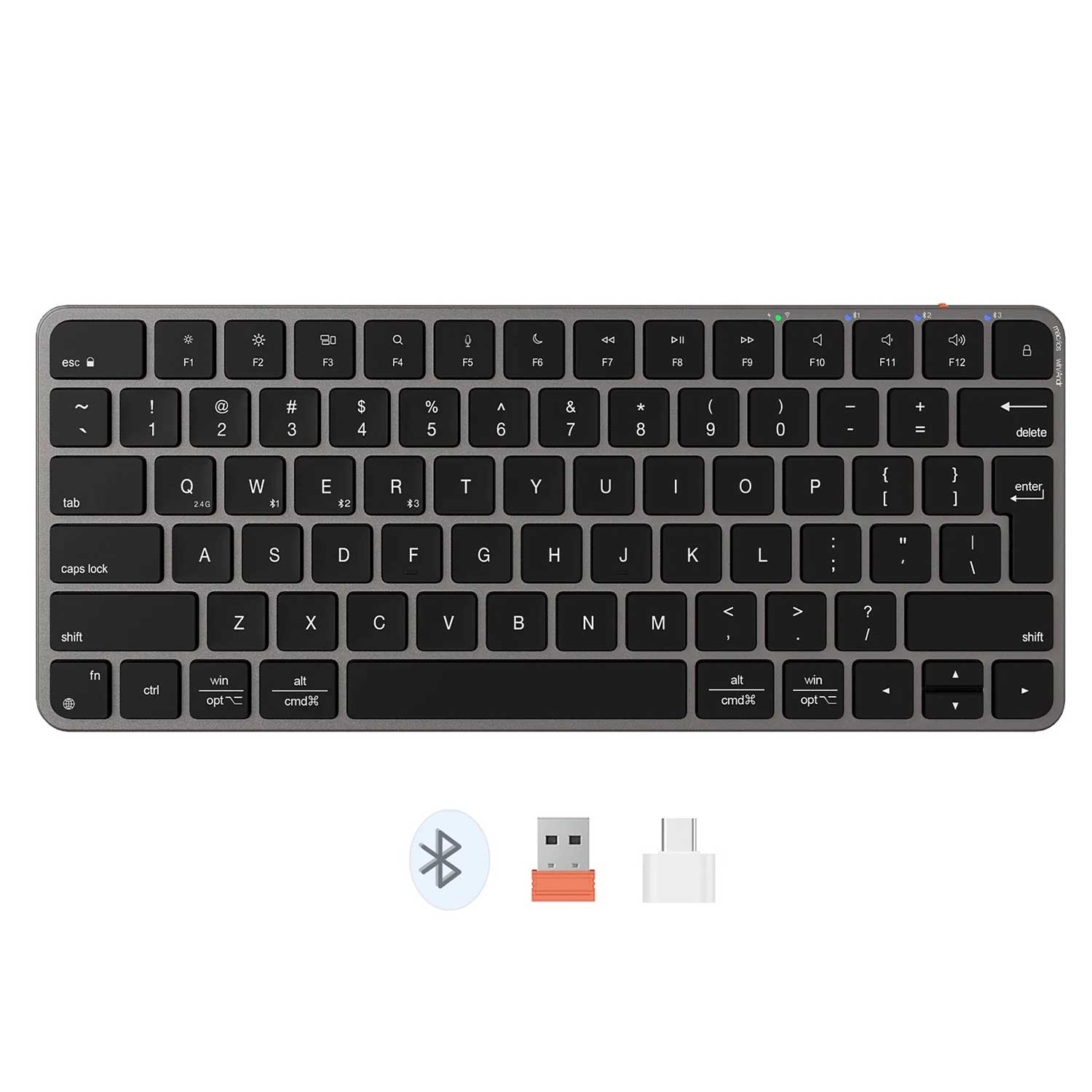 Keyboard MEETION iKey Wrls+BT Ultra-thin RU K210