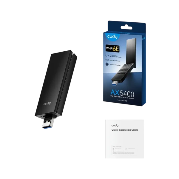 AX5400 Wi-Fi 6E USB Adapter WU5400 — 2