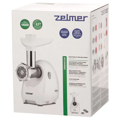 Meat grinder ZELMER ZMM4055B — 5