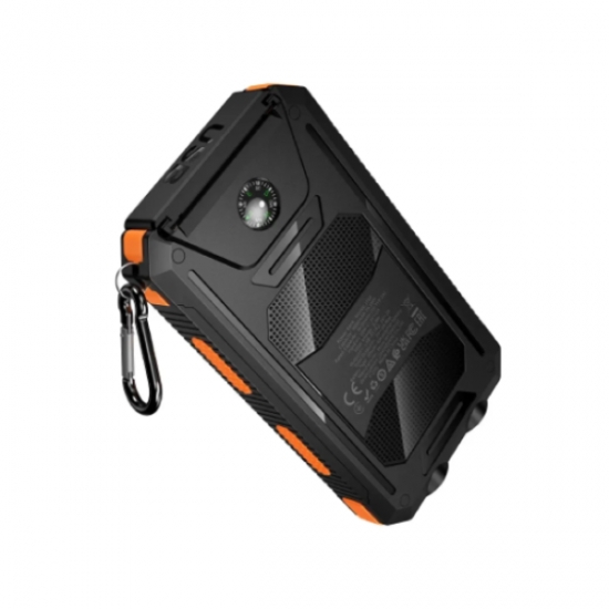 Hoco J164 Platinum Solar Dual lighting 8000mAh Power Bank — 5