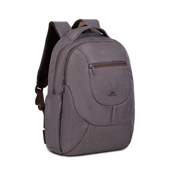 Bag for notebook RIVACASE 7761 Laptop Backpack 15 Mocha — 2