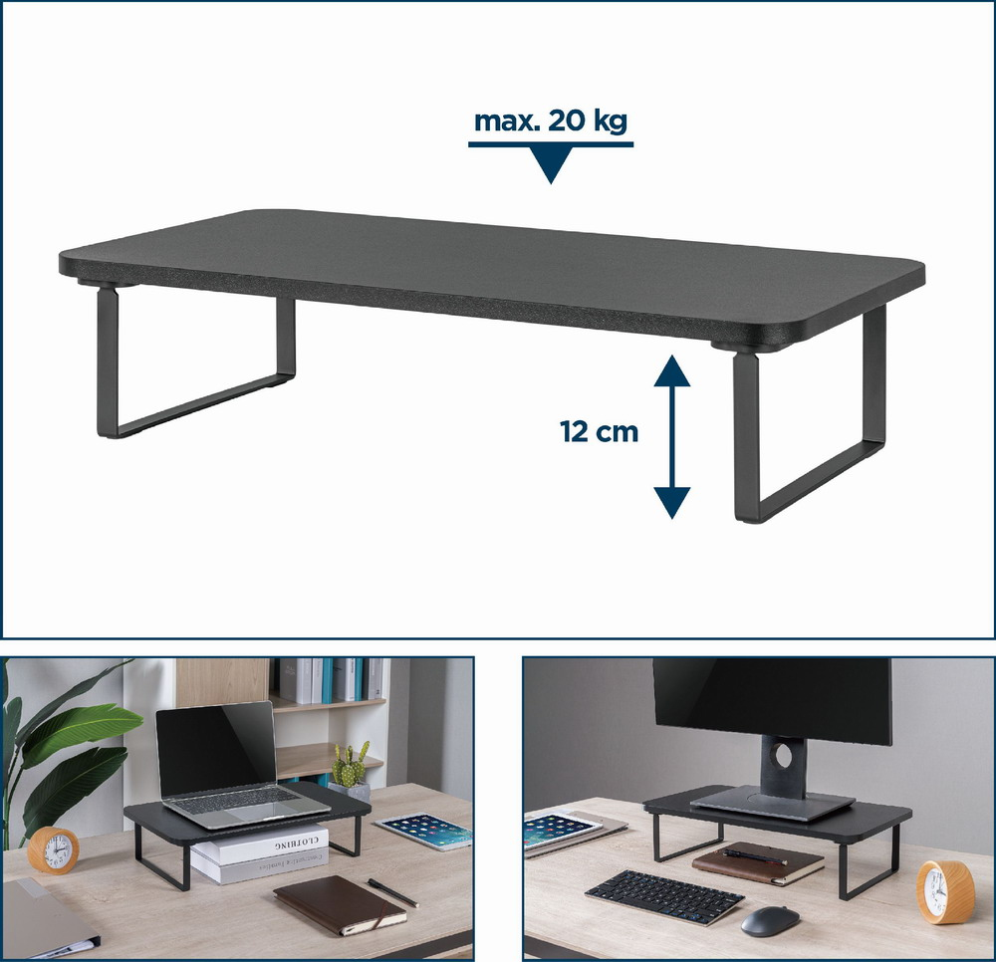 Gembird MS-TABLE-03 Monitor Stand rectangle — 2