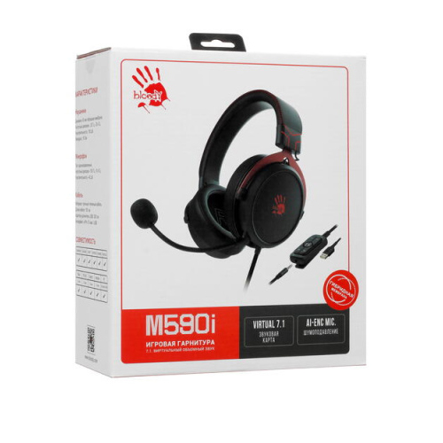 A4Tech Bloody M590i USB SPORTS headset with Microfone — 4