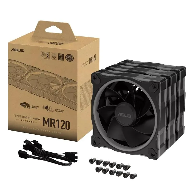 Вентилятор ASUS Prime ARGB Reverse Fan MR120 — 5