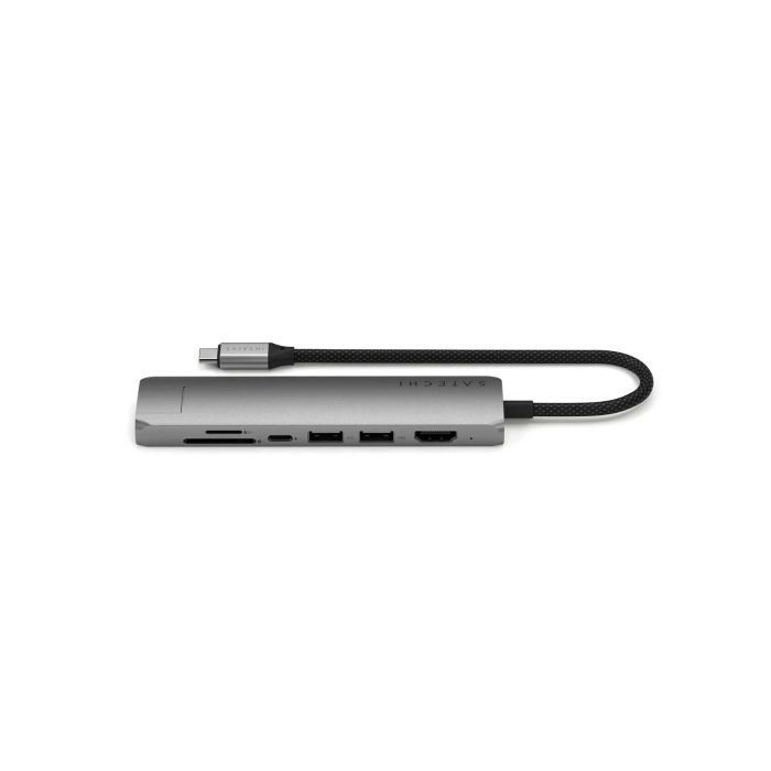 Satechi 7-in-1 USB-A to USB-C Slim Multiport Adapter with Ethernet ST-P7SM — 2