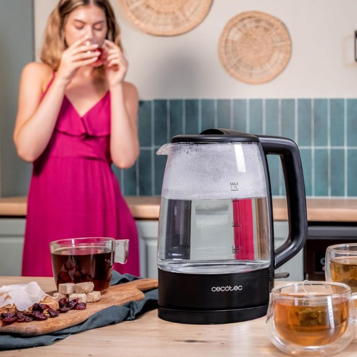 Cecotec 00169 Borosilicate glass kettle ThermoSense 320 1.7L 2200W — 3