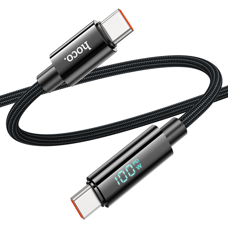 Hoco Cable Type-C to Type-C U125 100 W — 2