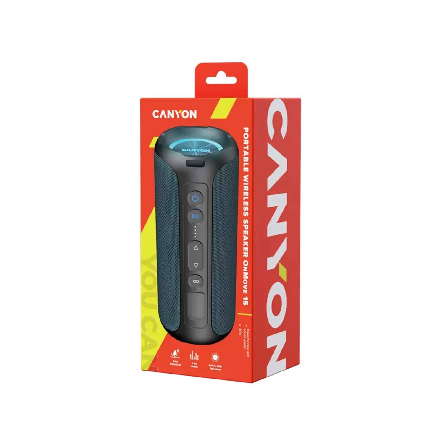 Bluetooth speaker CANYON OnMove 15 CNE-CBTSP15BK — 2