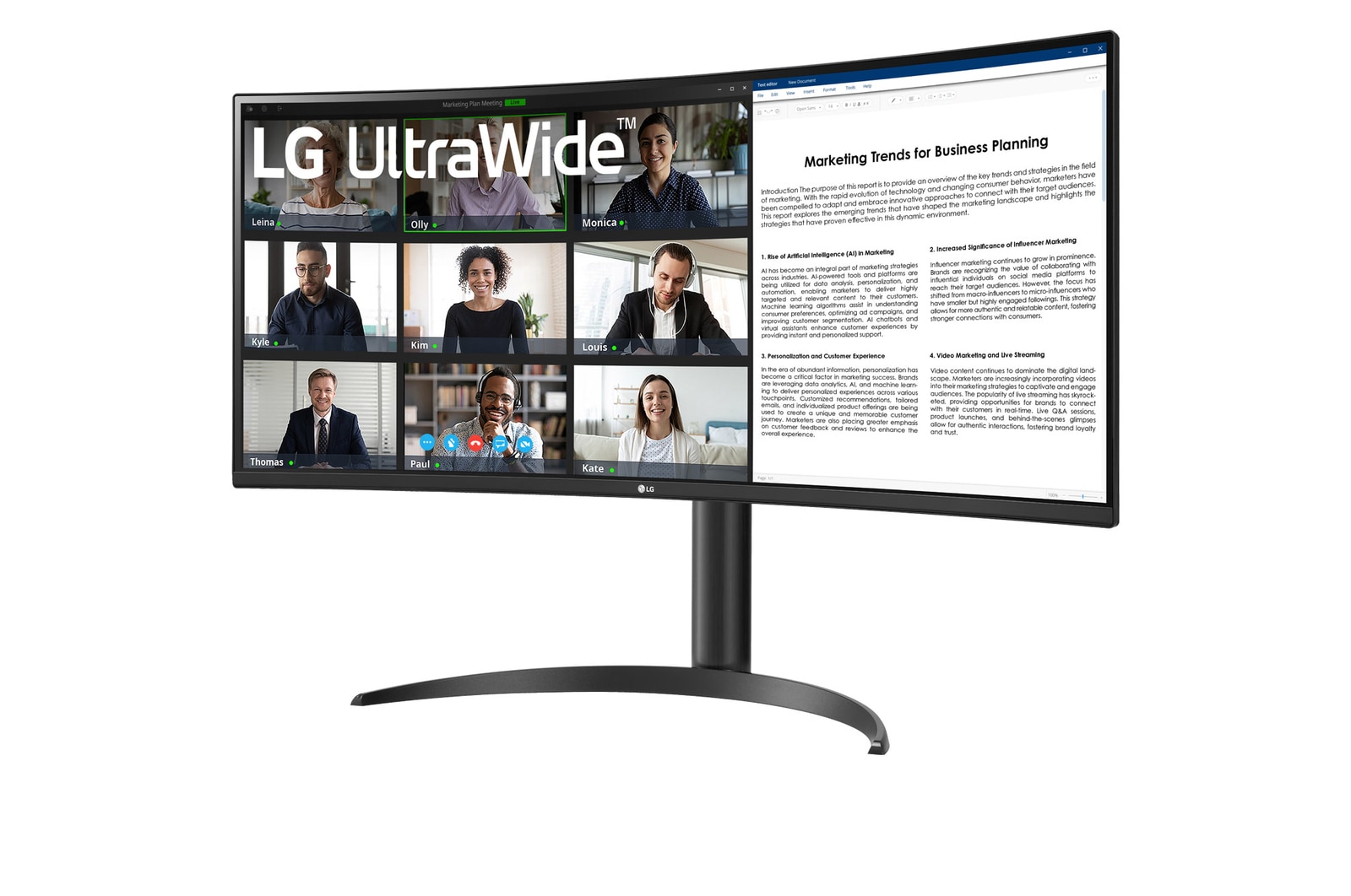 Монитор LG 34WR55QK-B 34 дюйма — 2