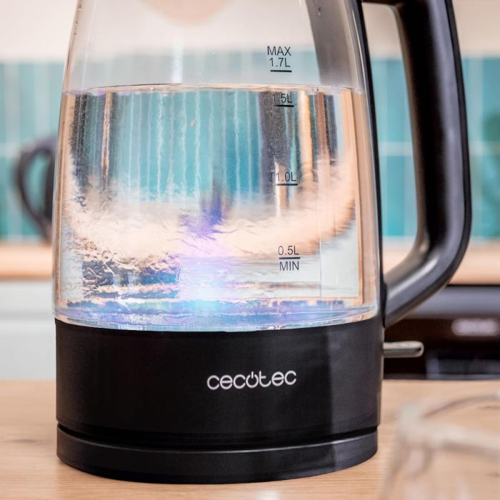 Cecotec 00169 Borosilicate glass kettle ThermoSense 320 1.7L 2200W — 6